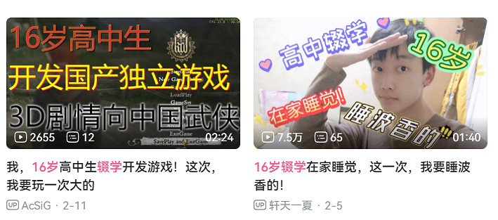 16歲輟學做遊戲，要向“瞧不起我的人證明自己”