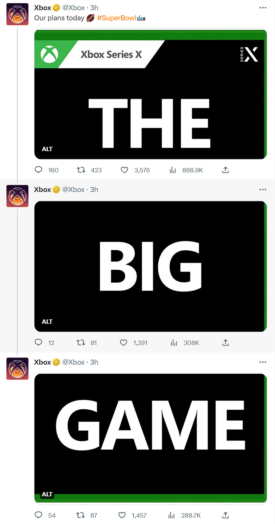 微軟Xbox官推:今天大的要來了!會是《星空》嗎? 微軟Xbox官推:今天大的要來了!會是《星空》嗎?