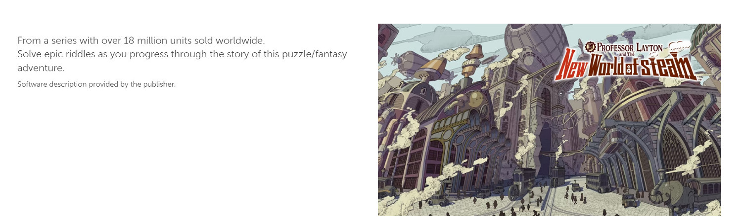 《雷頓教授》系列遊戲全球銷量已超1800萬 《雷頓教授》系列遊戲全球銷量已超1800萬