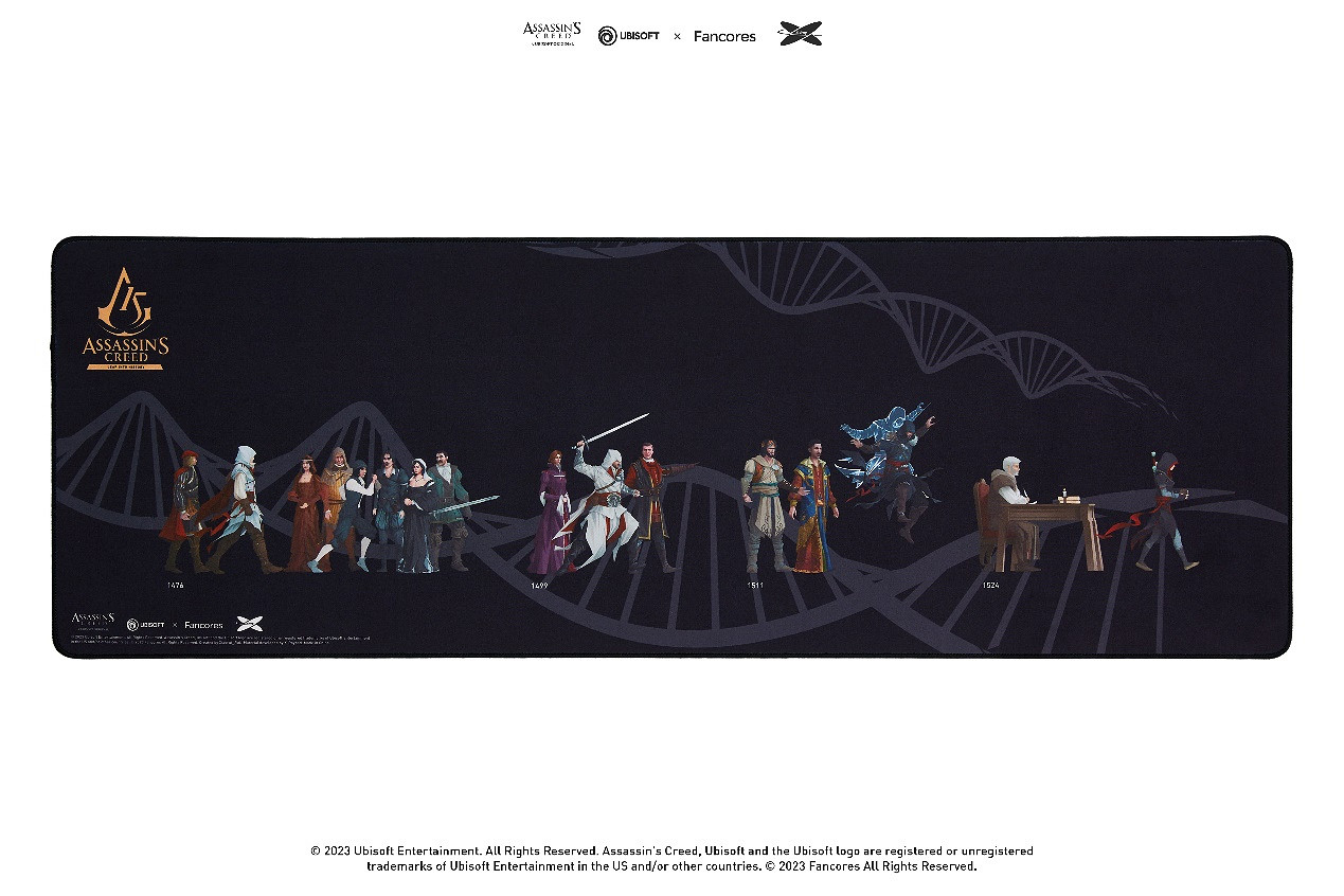 刺客教條周邊新品上市:Fancores x X-RayPad聯名滑鼠墊