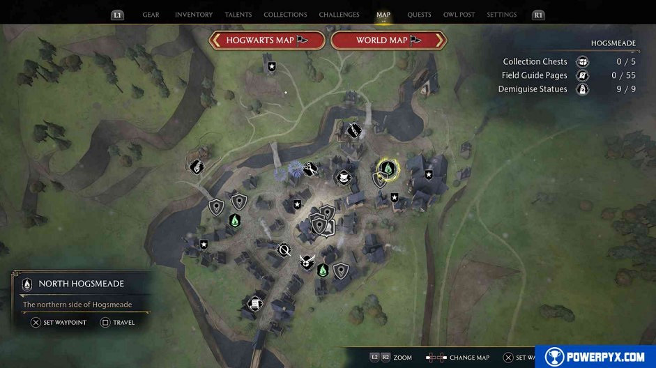 《霍格華茲的傳承》飛路之焰傳送點在哪？飛路之焰位置地圖匯總