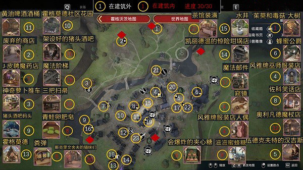 《霍格華茲的傳承》活米村收集品在哪？活米村收集品位置一覽