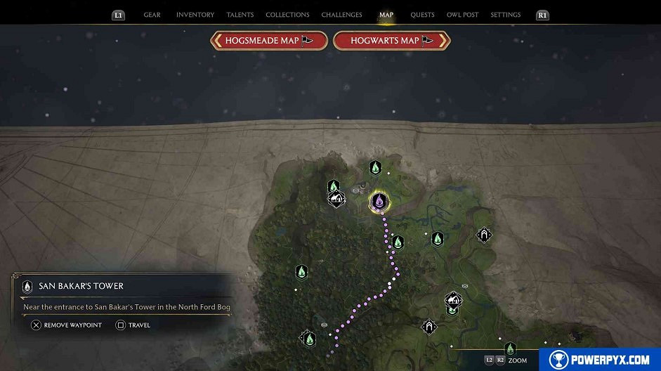 《霍格華茲的傳承》飛路之焰傳送點在哪？飛路之焰位置地圖匯總