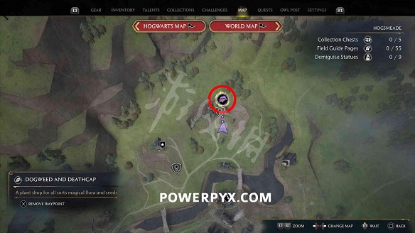 《霍格華茲的傳承》茱萸與毒菇在哪？茱萸與毒菇位置詳解