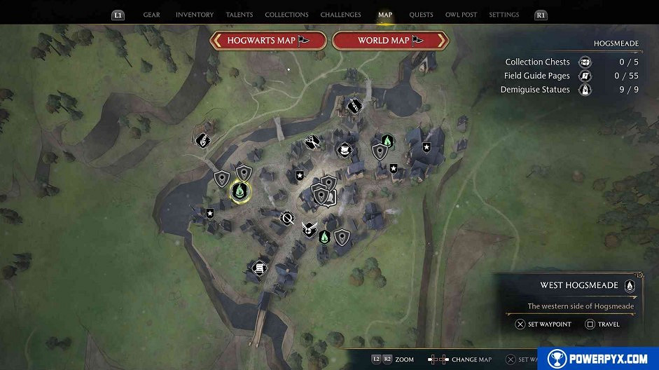 《霍格華茲的傳承》飛路之焰傳送點在哪？飛路之焰位置地圖匯總