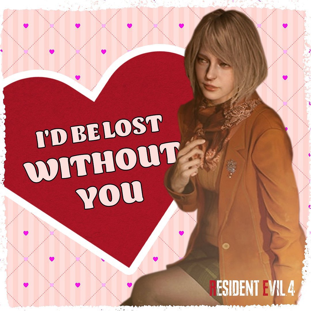 《惡靈古堡4》情人節賀圖 電鋸哥：我的眼裡只有你