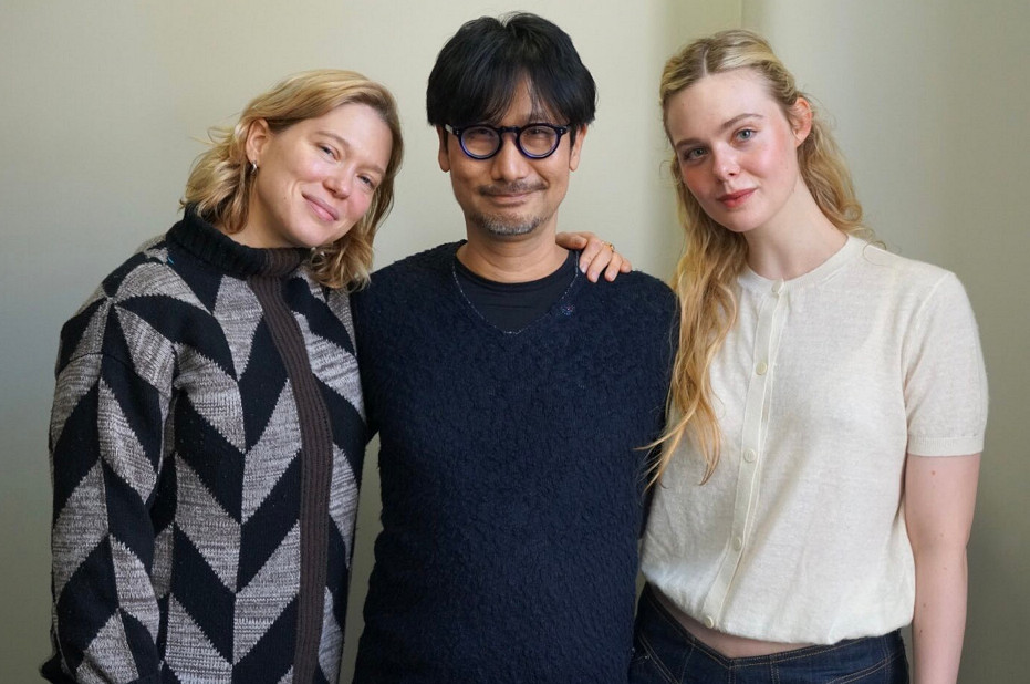 左擁右抱！小島秀夫曬與《死亡擱淺2》兩位女主合影