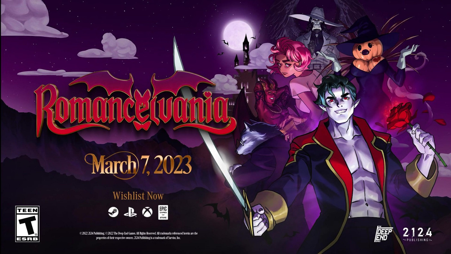 《浪漫惡魔城》3/7登陸PS5/XS/PC 稍後推出Switch版