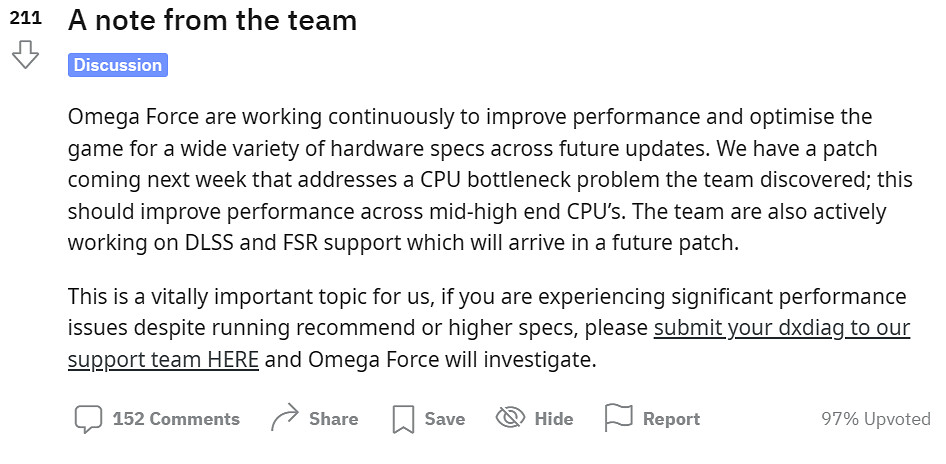 《狂野之心》開發團隊承諾會優化遊戲 將加入DLSS選項 《狂野之心》開發團隊承諾會優化遊戲 將加入DLSS選項