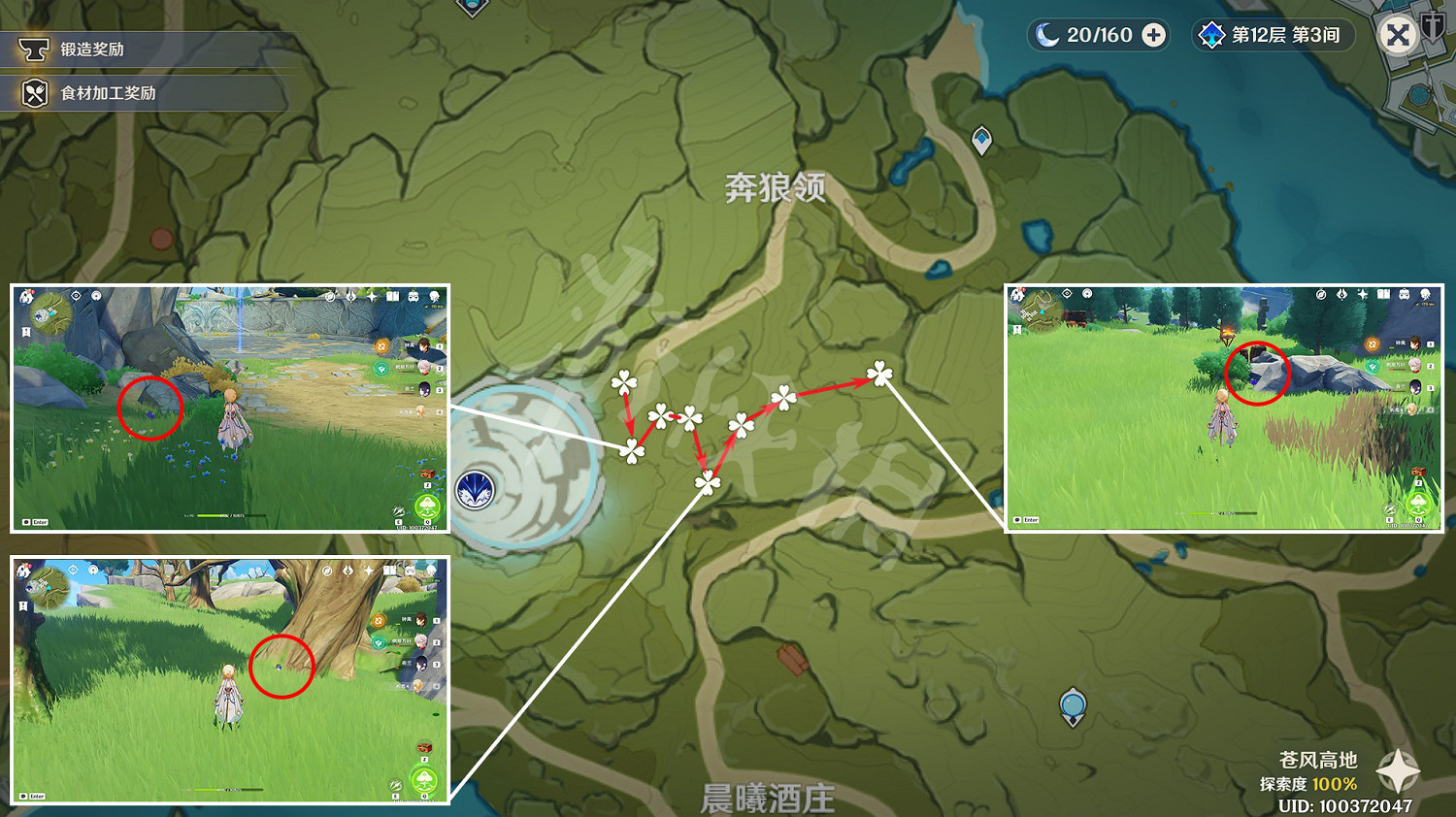 《原神》鉤鉤果位置在哪？3.4鉤鉤果採集路線