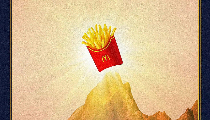 我單方面宣布，玩梗這方面麥當勞薄紗肯德基