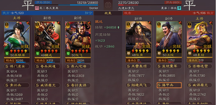 《三國志戰略版》蜀槍沒裸衣血戰怎麽辦 關妹魏延張飛蜀槍陣容搭配