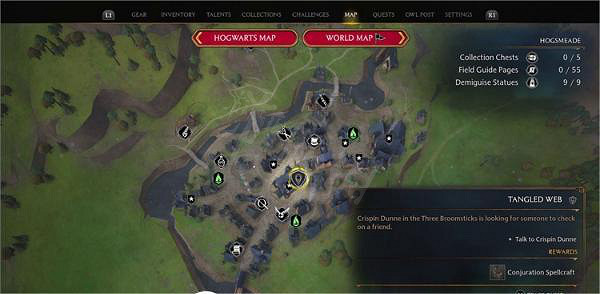 《霍格華茲的傳承》糾結的網支線任務怎麽做？糾結的網支線任務流程介紹