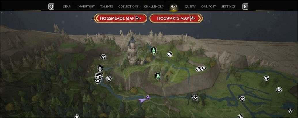 《霍格華茲的傳承》北福特沼澤寶藏秘庫在哪？北福特沼澤寶藏秘庫位置介紹