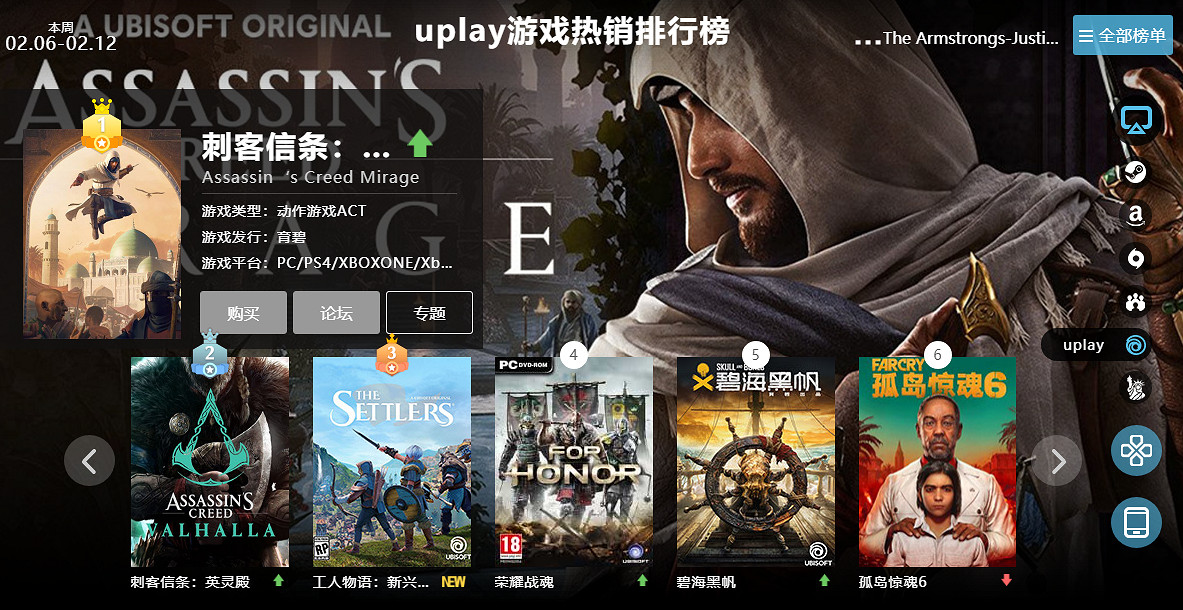 2.06-2.12全球遊戲銷量榜:《霍格華茲之遺》狂攬多冠 2.06-2.12全球遊戲銷量榜:《霍格華茲之遺》狂攬多冠