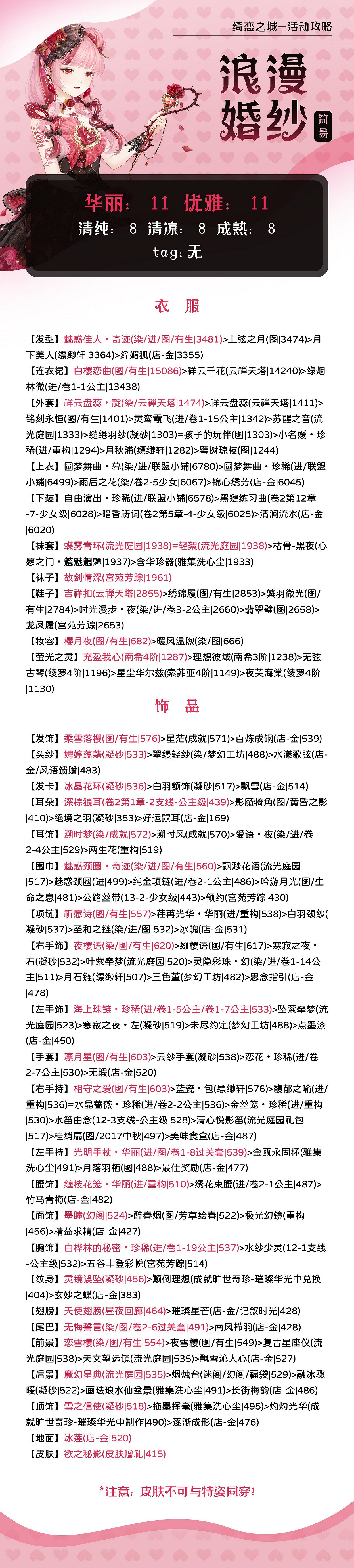 《奇蹟暖暖》浪漫婚紗怎麽搭配 綺戀之城浪漫婚紗搭配攻略 《奇蹟暖暖》浪漫婚紗怎麽搭配 綺戀之城浪漫婚紗搭配攻略