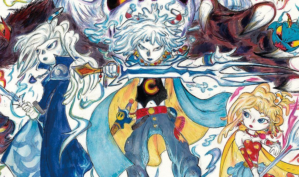 天野喜孝繪製《茶杯頭》實體限定版DLC原聲集封面! 天野喜孝繪製《茶杯頭》實體限定版DLC原聲集封面!