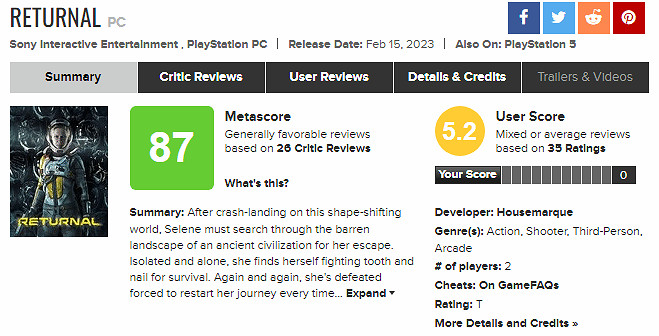 中年大媽魅力不夠？《死亡回歸》M站使用者評分大暴死