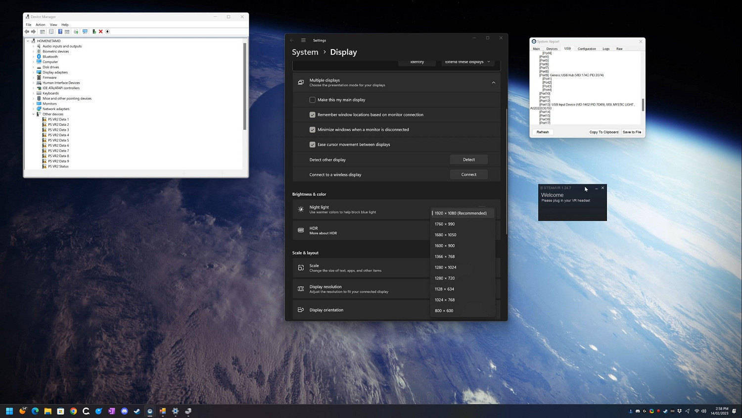 索尼PS VR2插到電腦主機上的效果是這樣的 索尼PS VR2插到電腦主機上的效果是這樣的