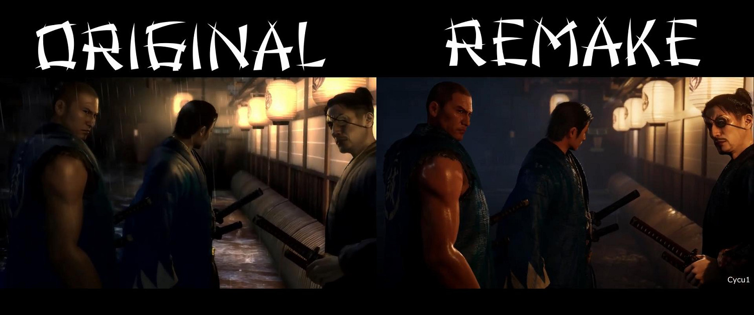 《人中之龍 維新極》PS3原版 vs PS5重製版畫面效果對比 《人中之龍 維新極》PS3原版 vs PS5重製版畫面效果對比