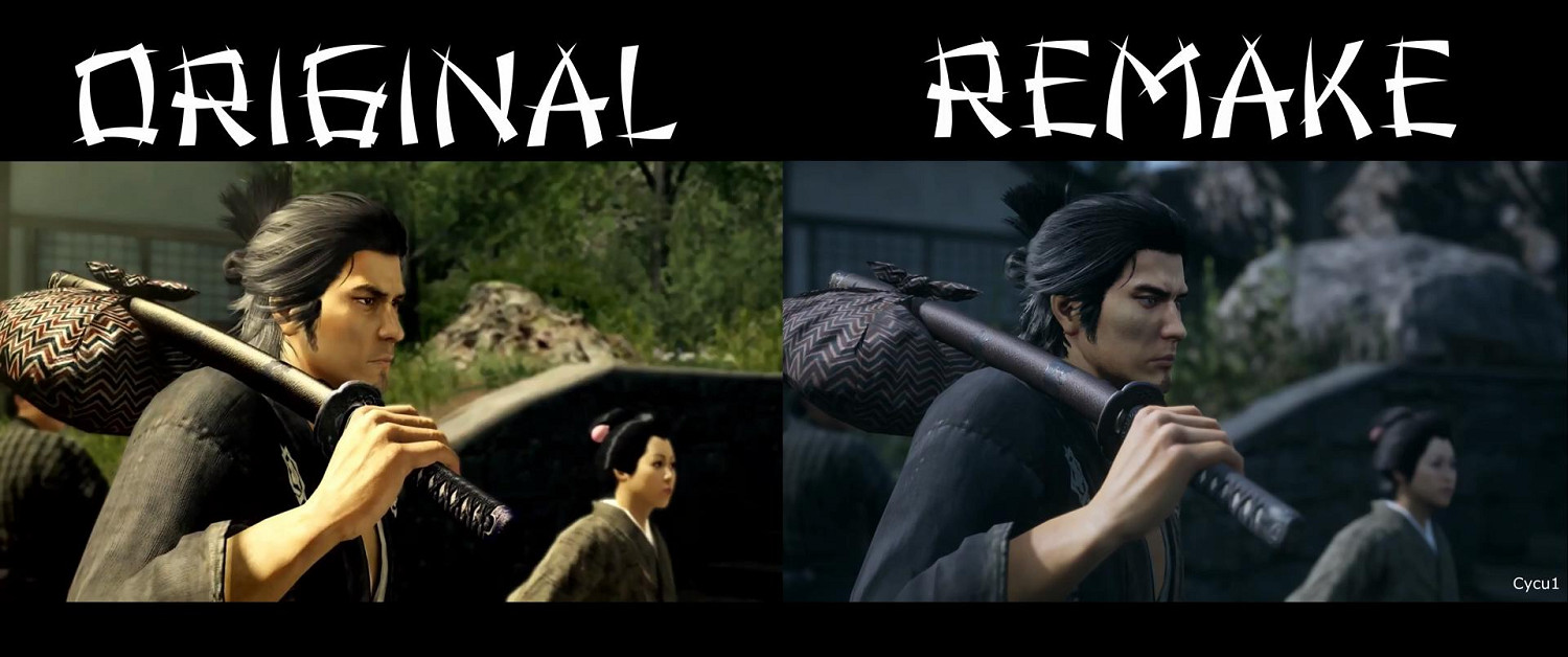 《人中之龍 維新極》PS3原版 vs PS5重製版畫面效果對比 《人中之龍 維新極》PS3原版 vs PS5重製版畫面效果對比