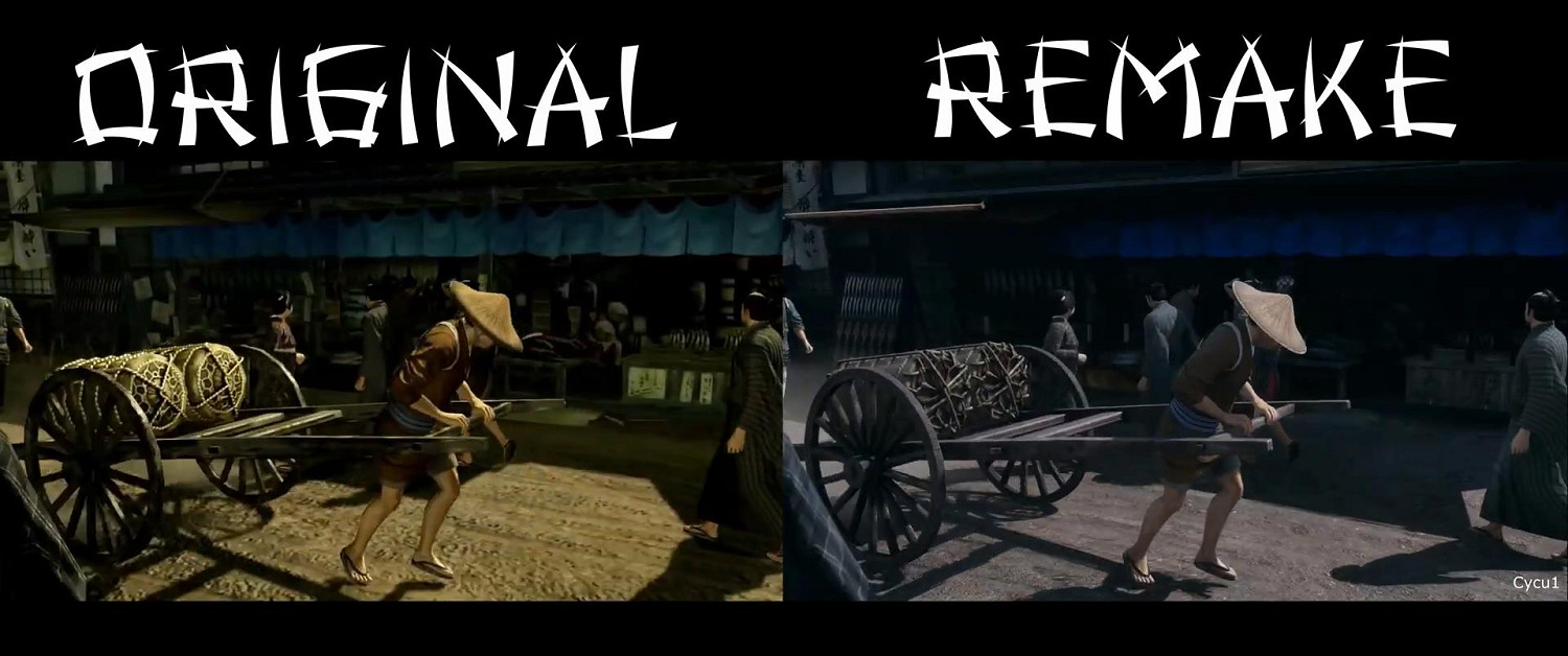 《人中之龍 維新極》PS3原版 vs PS5重製版畫面效果對比 《人中之龍 維新極》PS3原版 vs PS5重製版畫面效果對比