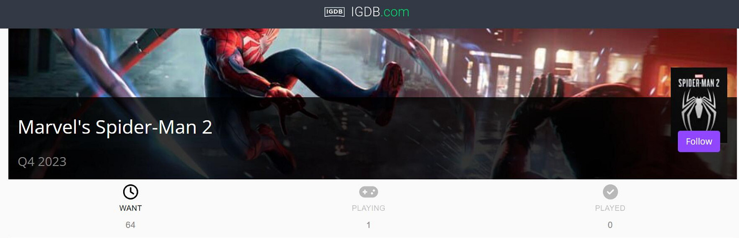 傳聞:第三方資料網站泄露《漫威蜘蛛人2》發售日! 傳聞:第三方資料網站泄露《漫威蜘蛛人2》發售日!