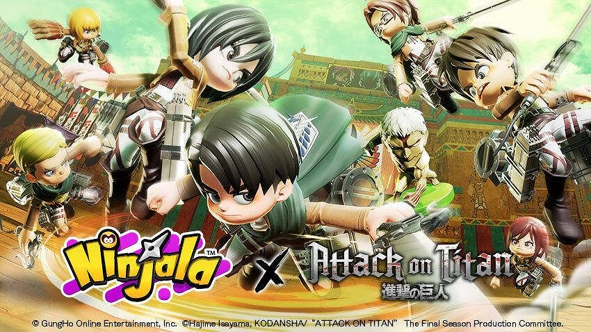 Switch免費對戰《Ninjala》將連動《進擊的巨人》! Switch免費對戰《Ninjala》將連動《進擊的巨人》!