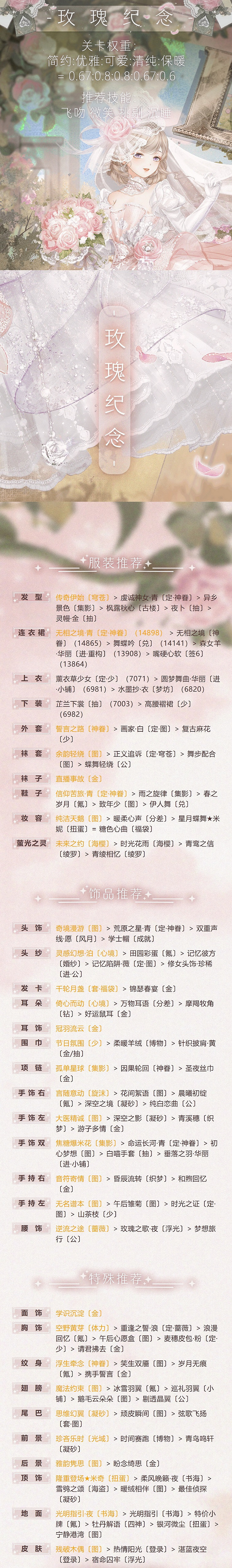 《奇蹟暖暖》玫瑰紀念怎麽搭配 綺戀之城玫瑰紀念搭配推薦 《奇蹟暖暖》玫瑰紀念怎麽搭配 綺戀之城玫瑰紀念搭配推薦