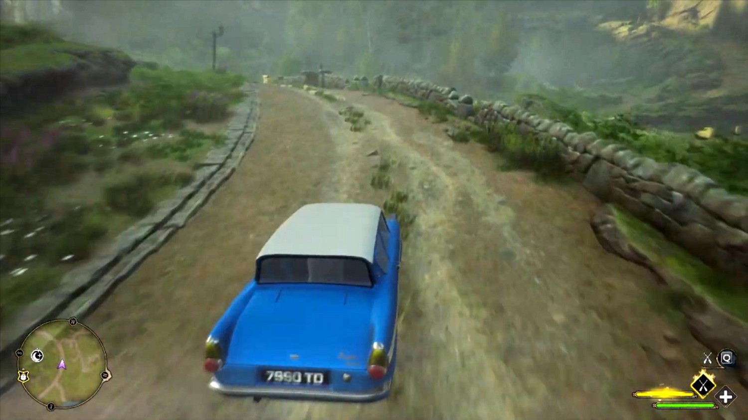 《霍格華茲之遺》MOD將飛行掃帚換成哈利波特中的飛車