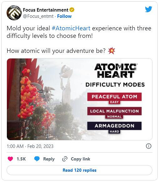 只有3種難度?《原子之心》官方公布遊戲的難度選項 只有3種難度?《原子之心》官方公布遊戲的難度選項