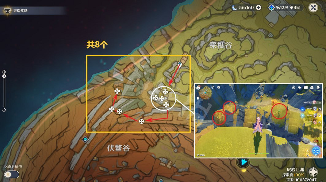 《原神》清心哪裡多?3.4版本清心採集路線 《原神》清心哪裡多?3.4版本清心採集路線