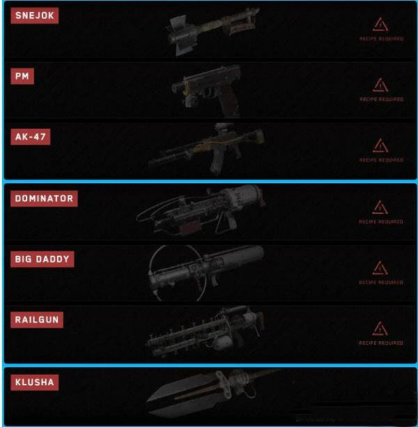 《原子之心》有哪些可使用武器?全武器圖鑒 《原子之心》有哪些可使用武器?全武器圖鑒