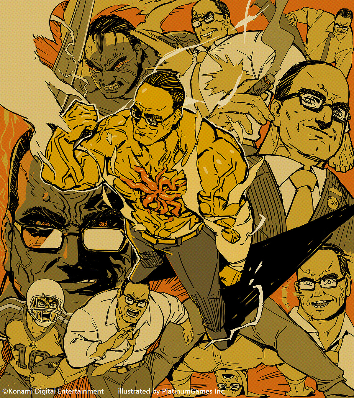 《潛龍諜影崛起 復仇》製作人感謝信 十周年藝術圖