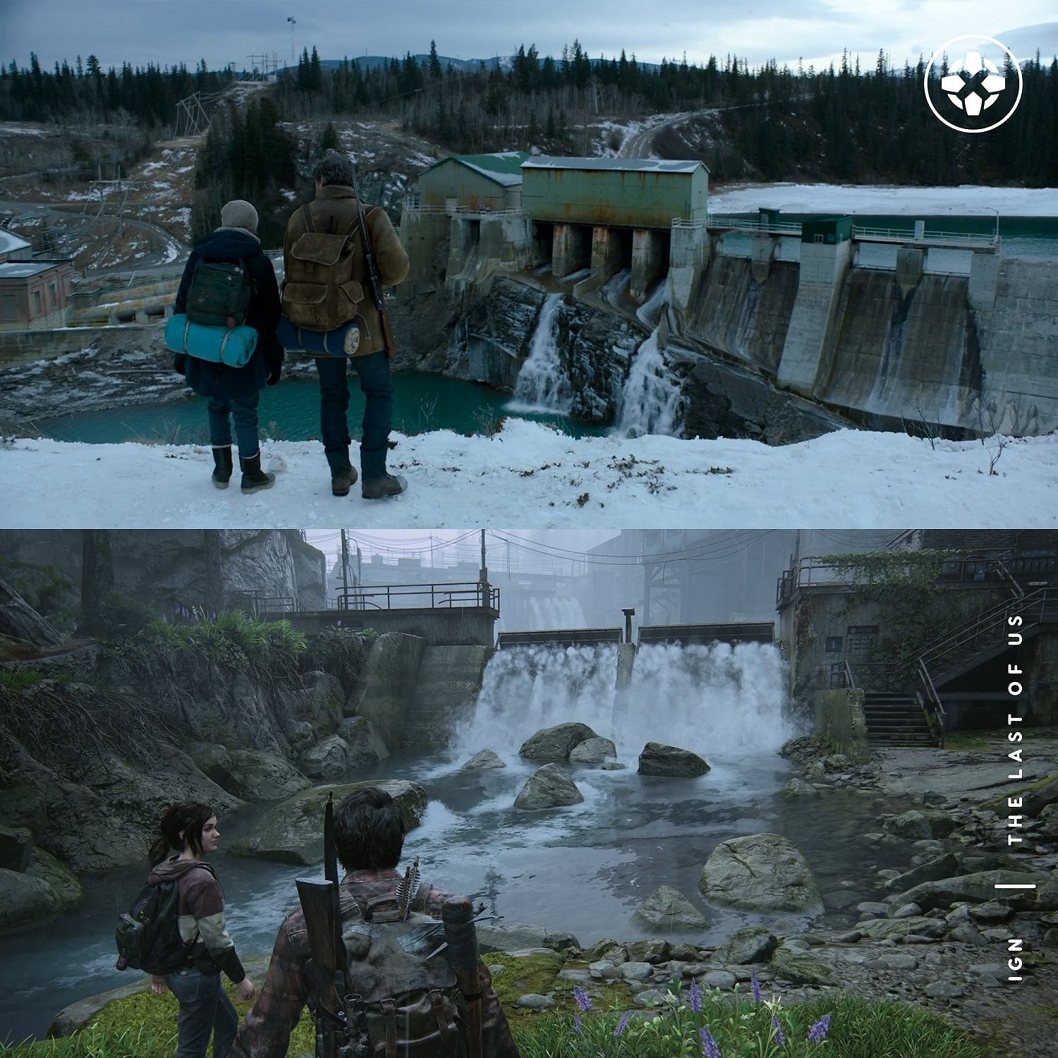 《最後生還者》第6集對比遊戲畫面 喬爾湯米終於團聚