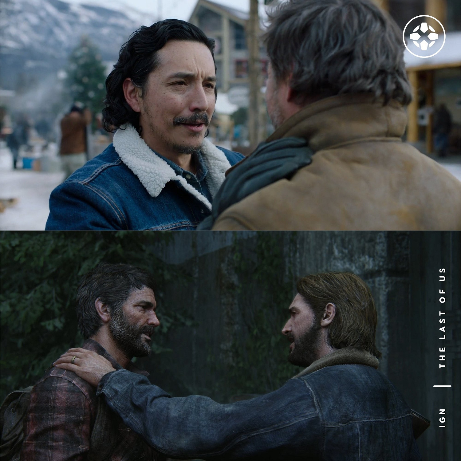 《最後生還者》第6集對比遊戲畫面 喬爾湯米終於團聚