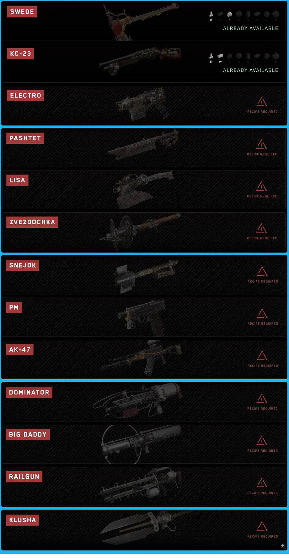 《原子之心》遊戲有哪些武器？遊戲武器介紹