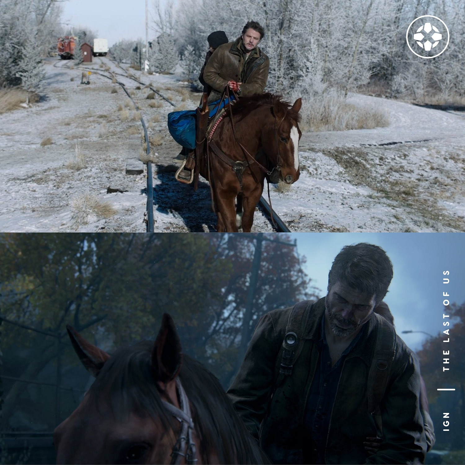 《最後生還者》第6集對比遊戲畫面 喬爾湯米終於團聚