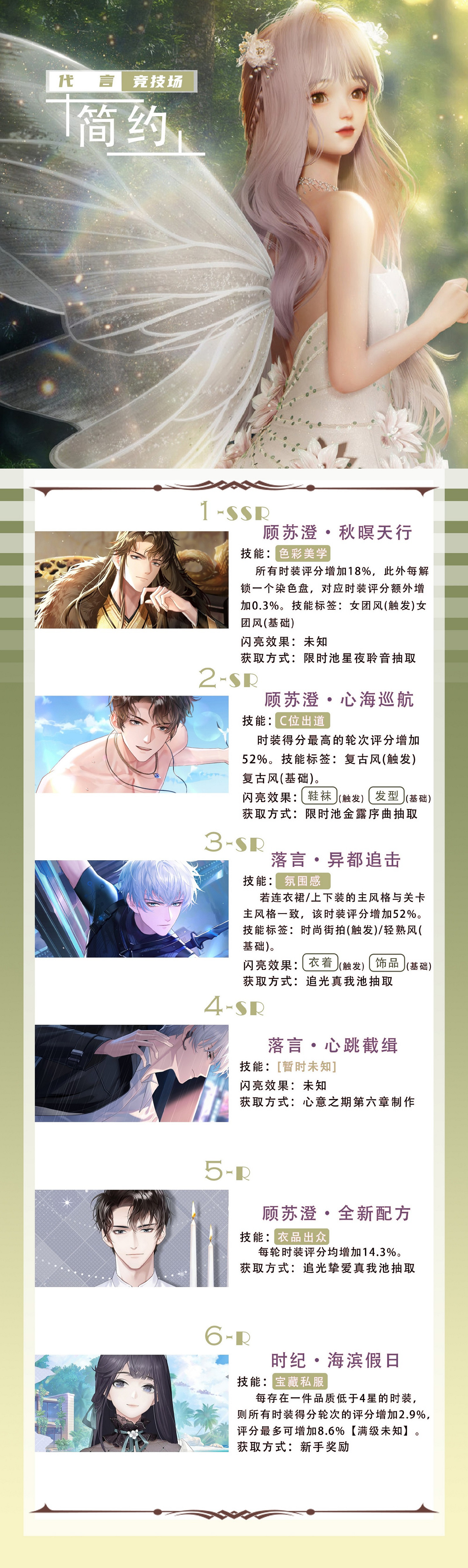 《以閃亮之名》簡約屬性卡牌介紹 簡約屬性卡牌資料一覽 《以閃亮之名》簡約屬性卡牌介紹 簡約屬性卡牌資料一覽