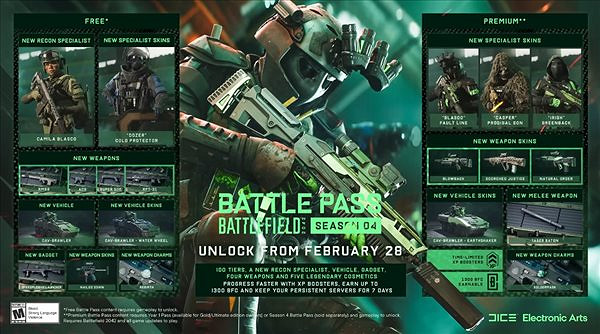 《戰地風雲2042》第4賽季“危急時刻”戰鬥通行證預告