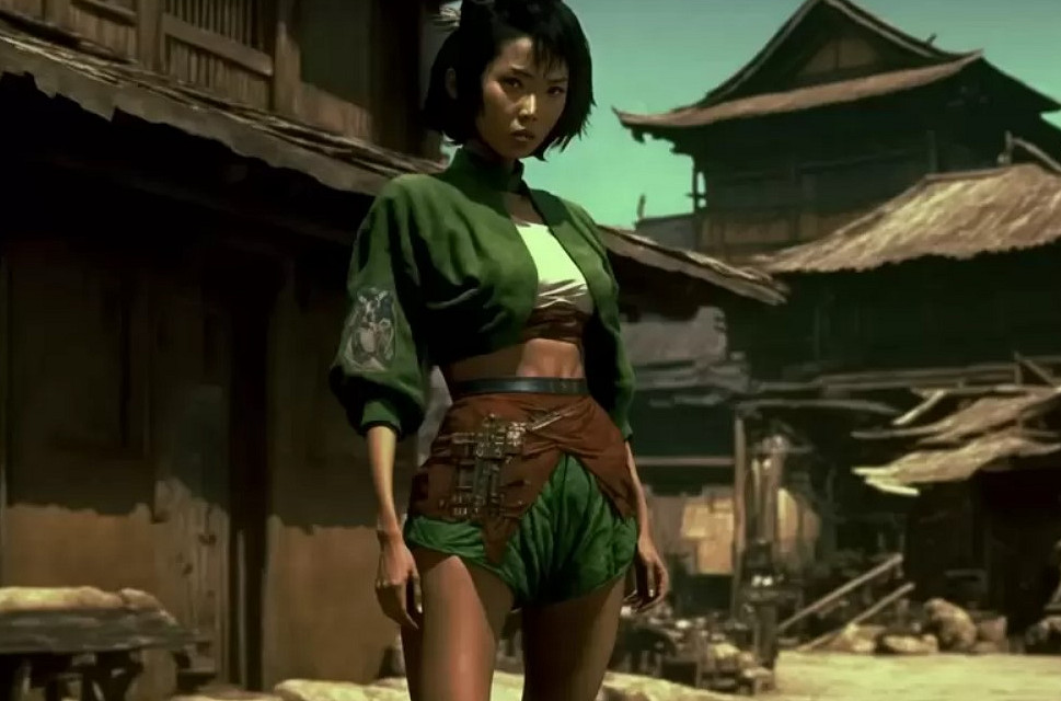 蒂法味兒太衝了!AI繪製80年代電影風《最終幻想7》 蒂法味兒太衝了!AI繪製80年代電影風《最終幻想7》