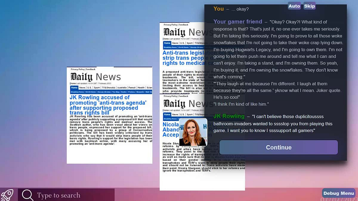 抵制人士製作遊戲諷刺玩家買《霍格華茲之遺》行為可恥
