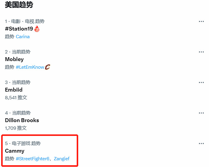 卡表是懂設計的!《快打旋風6》“嘉米”登推特熱搜! 卡表是懂設計的!《快打旋風6》“嘉米”登推特熱搜!