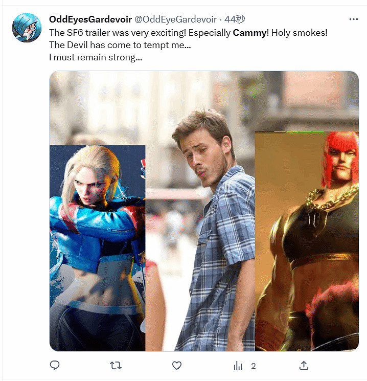 卡表是懂設計的!《快打旋風6》“嘉米”登推特熱搜! 卡表是懂設計的!《快打旋風6》“嘉米”登推特熱搜!