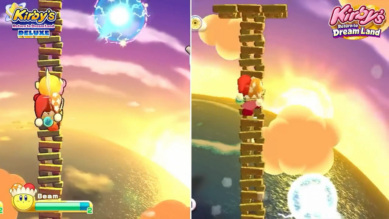 《星之卡比:重返夢幻島豪華版》與原版對比影像賞! 《星之卡比:重返夢幻島豪華版》與原版對比影像賞!