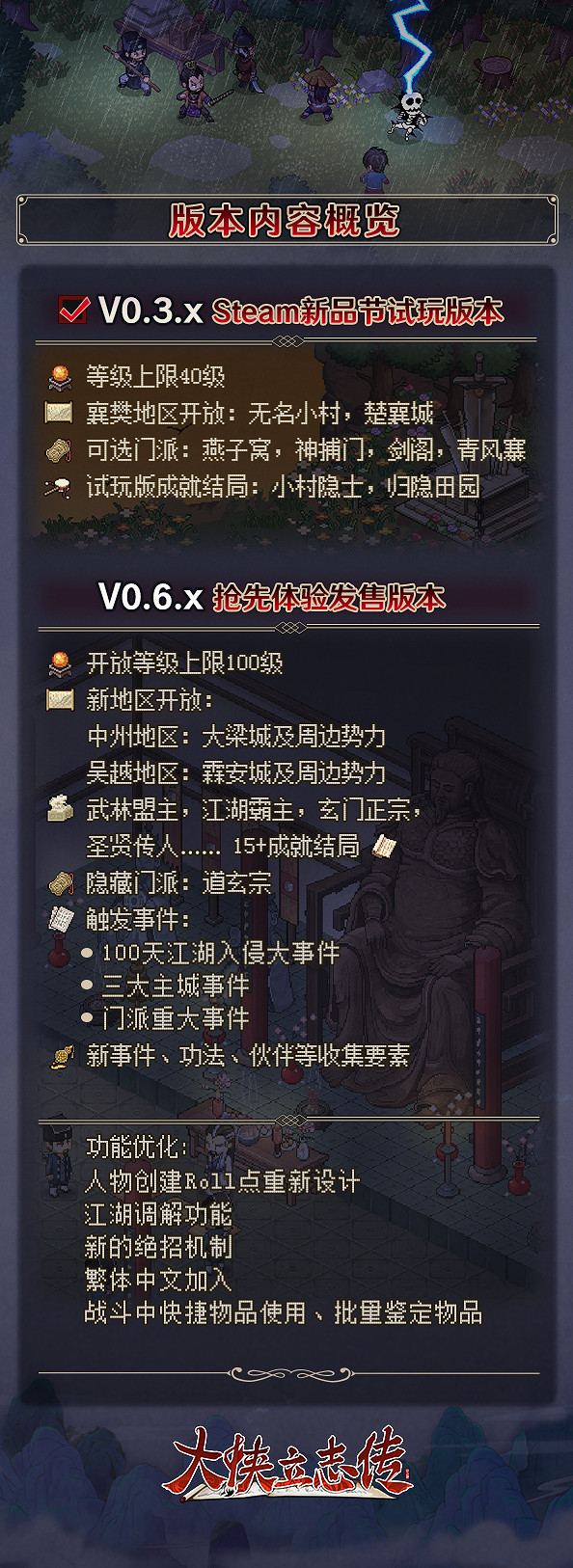 《大俠立誌傳》下周公開發售日!感情線內容不是重點 《大俠立誌傳》下周公開發售日!感情線內容不是重點