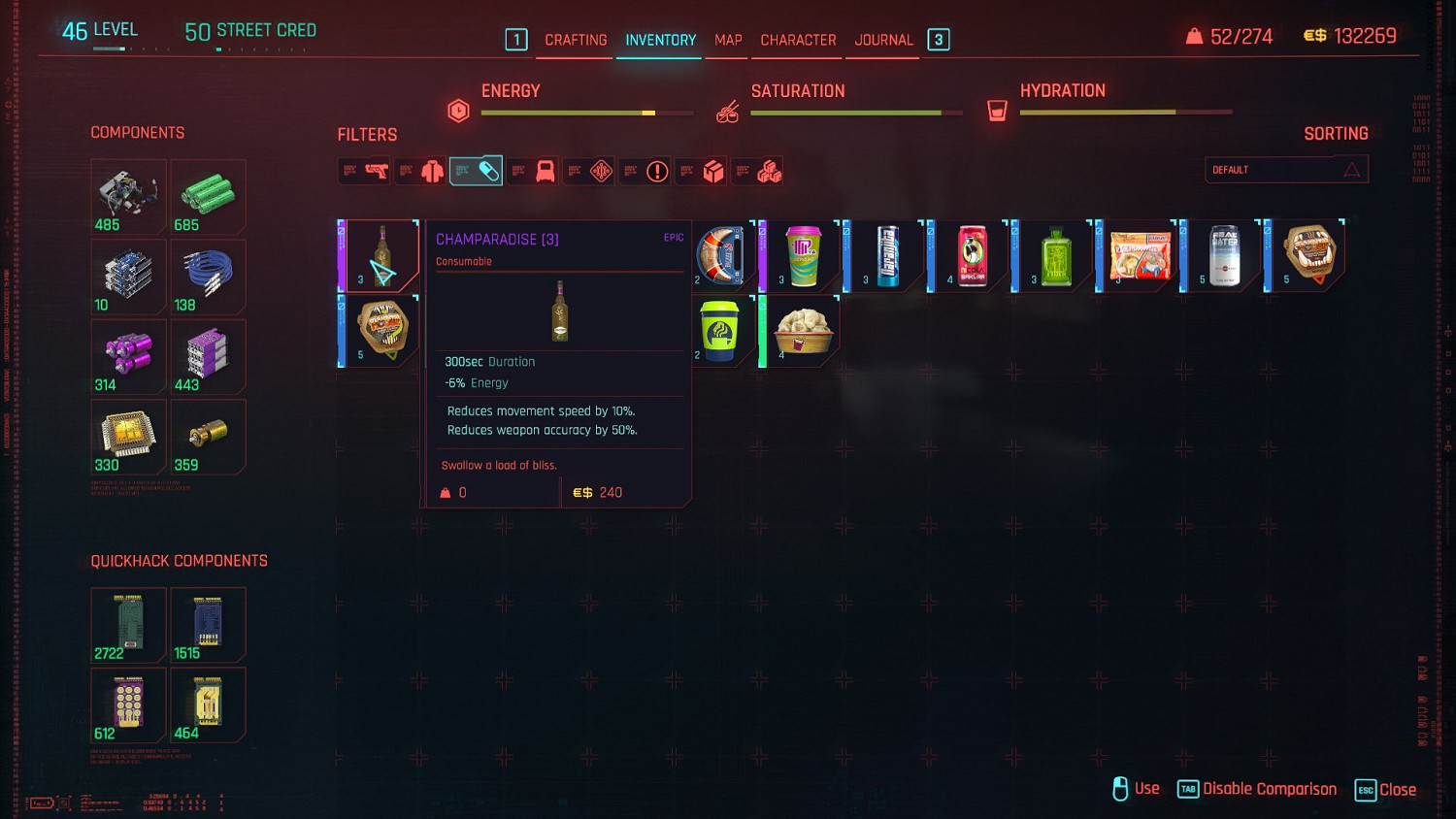 玩家製作《2077》生存模式MOD!角色會口渴饑餓疲勞 玩家製作《2077》生存模式MOD!角色會口渴饑餓疲勞