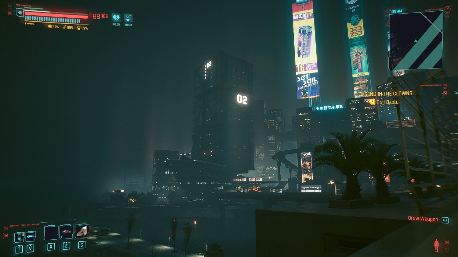 玩家製作《2077》生存模式MOD!角色會口渴饑餓疲勞 玩家製作《2077》生存模式MOD!角色會口渴饑餓疲勞