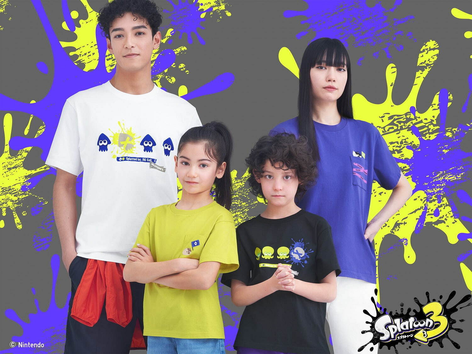 優衣庫連動《斯普拉遁3》T恤公布 日本地區3月24號上市