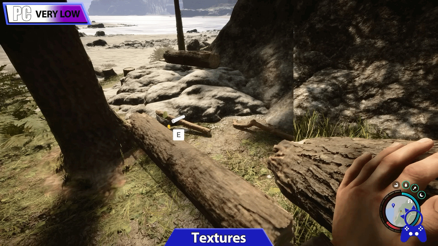 生存遊戲《森林之子》畫質特效對比:已開啟搶先體驗! 生存遊戲《森林之子》畫質特效對比:已開啟搶先體驗!